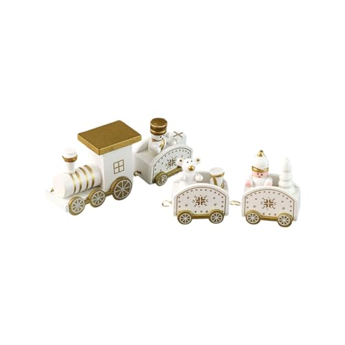 Weihnachtszug-Set aus Holz, handbemalt, sichere Dekorationen, traditionelles Weihnachtsfeierzubehör für Kinder, Haustier-Feiertagsanzeige, handbemalte Holzornamente Weihnachtszug-Set aus Holz, handbemalt, sichere Dekorationen, traditionelles Weihnachtsfeierzubehör für Kinder, Haustier-Feiertagsanzeige, handbemalte Holzornamente von HINAYOSAN