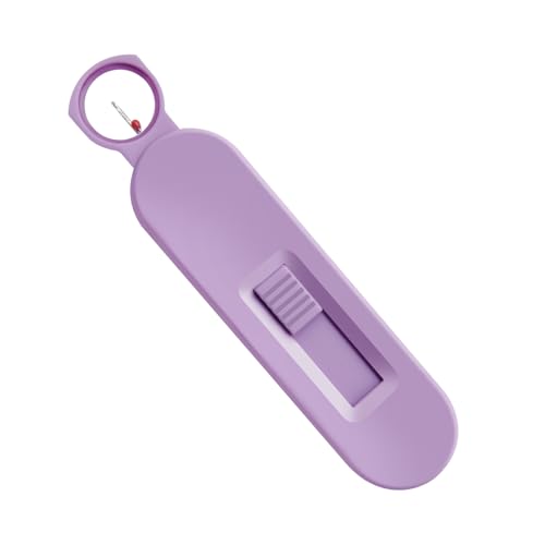 Vergrößerter Nahttrenner, Stichentferner-Werkzeug, Fadenschneider zum Nähen und Quilten, scharfe Nahttrenner-Lupe für Handarbeitsmuster, Stickereien, Kleidung, Lila Vergrößerter Nahttrenner, Stichentferner-Werkzeug, Fadenschneider zum Nähen und Quilten, scharfe Nahttrenner-Lupe für Handarbeitsmuster, Stickereien, Kleidung, Lila von HINGTAI
