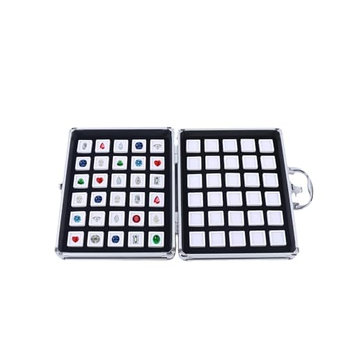 HINOPY 60 Gitter Schmuck Sammelbox, Schmuck Edelstein Aufbewahrung Sammlung Display Box Diamant Organizer für die Schmuck, Perlen und andere Mini waren Sortierkästen HINOPY 60 Gitter Schmuck Sammelbox, Schmuck Edelstein Aufbewahrung Sammlung Display Box Diamant Organizer für die Schmuck, Perlen und andere Mini waren Sortierkästen von HINOPY