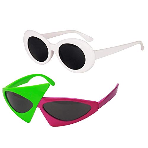 Hinter Roy Purdy Sonnenbrille und weiße Brille, 2 Stück von HINTER