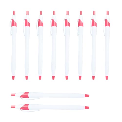 10 PCs Retractable Kugelschreiber 1.0mm Schreiben Von Plastikstiftstift Schwarze Ninten Schreibwarenstift Für Lehrer von HIOPOIUYT