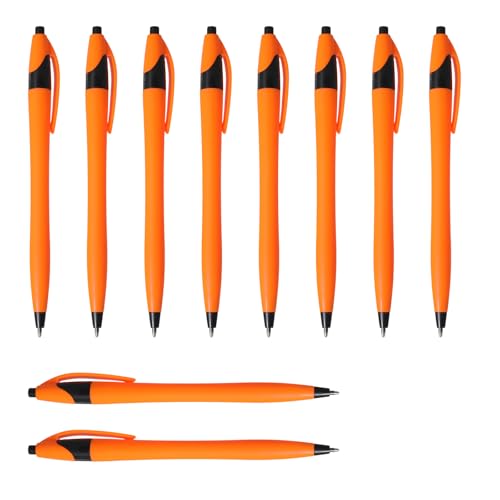 10 PCs Retractable Kugelschreiber 1.0mm Schreiben Von Plastikstiftstift Schwarze Ninten Schreibwarenstift Für Lehrer von HIOPOIUYT