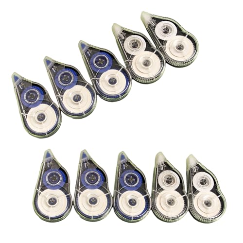 10pcs Korrekturbandrolle 8mx5mm Schnell Trockenes Weiß Out Correction Tape Insgesamt 80 M Für Schreiben Von Schul Und Büroversorgungen Kontinuierlich von HIOPOIUYT