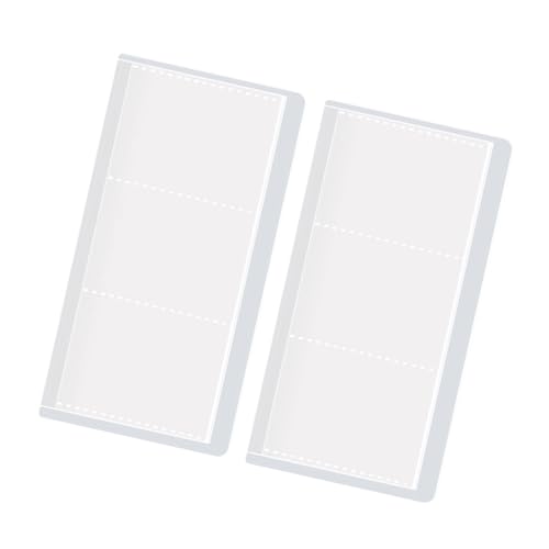 2 x Einsteckseiten-Album, kleine Datei-Organizer-Tasche mit 80/84/160 Fächern, große Kapazität für einfache Klassifizierung, einfacher Zugriff, Büro-Dokumentenmappe 2 x Einsteckseiten-Album, kleine Datei-Organizer-Tasche mit 80/84/160 Fächern, große Kapazität für einfache Klassifizierung, einfacher Zugriff, Büro-Dokumentenmappe von HIOPOIUYT