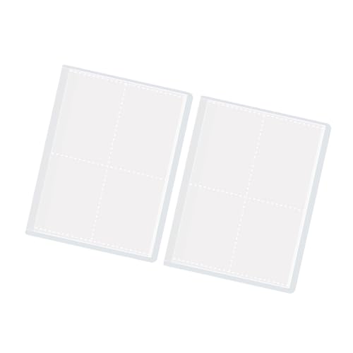 2 x Einsteckseiten-Album, kleine Datei-Organizer-Tasche mit 80/84/160 Fächern, große Kapazität für einfache Klassifizierung, einfacher Zugriff, Büro-Dokumentenmappe 2 x Einsteckseiten-Album, kleine Datei-Organizer-Tasche mit 80/84/160 Fächern, große Kapazität für einfache Klassifizierung, einfacher Zugriff, Büro-Dokumentenmappe von HIOPOIUYT