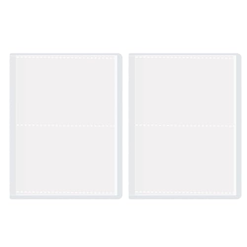 2 x Einsteckseiten-Album, kleine Datei-Organizer-Tasche mit 80/84/160 Fächern, große Kapazität für einfache Klassifizierung, einfacher Zugriff, Büro-Dokumentenmappe 2 x Einsteckseiten-Album, kleine Datei-Organizer-Tasche mit 80/84/160 Fächern, große Kapazität für einfache Klassifizierung, einfacher Zugriff, Büro-Dokumentenmappe von HIOPOIUYT