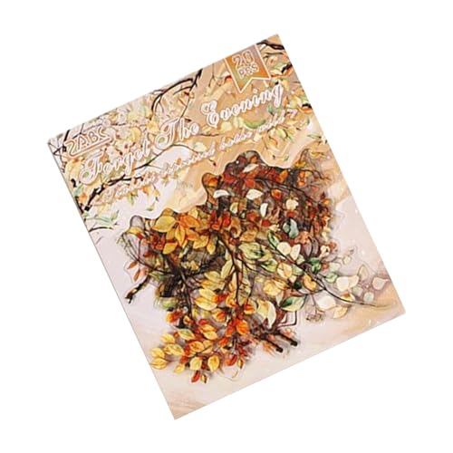 20 Blätter Schöner Dekorativer Aufkleber Muono Aufkleber Retro Stationery Scrapbook Klebstoff Für Kinder von HIOPOIUYT