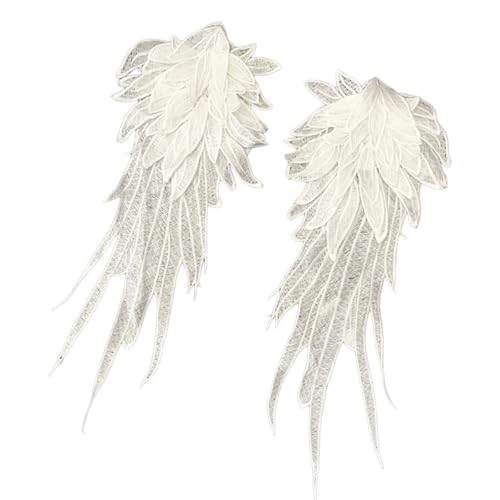 2pcs Stilvolle Flügeltuchflächen Einzigartige Bekleidung Auftritte Tragen Patches Für Cosplay Und Performances Verschleiß von HIOPOIUYT