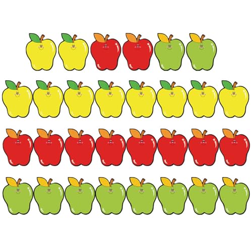 30pcs Bulletin Brettausschnitte Obstpapierausschnitt Kinder Bildungspapierausschnitte Für Bulletin Board Klassenzimmerdekoration von HIOPOIUYT