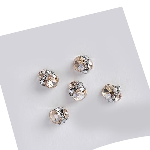 5 Stück Charms klare Nägel Kunst Charms 3D Strass Charms Nägel Kunst Dekorationen für Acryl 5 Stück Charms klare Nägel Kunst Charms 3D Strass Charms Nägel Kunst Dekorationen für Acryl von HIOPOIUYT