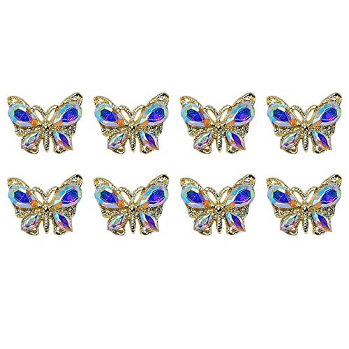 8 PCs Niedliche Schmetterlingsnagel Art Charms Nail Art Decor Schmetterlinge Form Nagel Charm Oron Home 8 PCs Niedliche Schmetterlingsnagel Art Charms Nail Art Decor Schmetterlinge Form Nagel Charm Oron Home von HIOPOIUYT