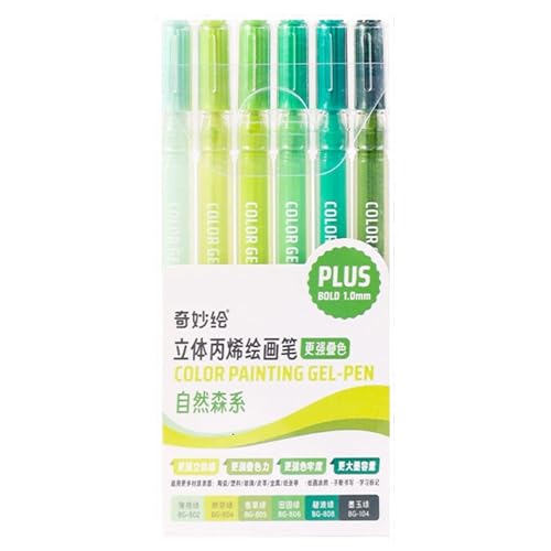 Acryl-Marker-Set mit 6/12/54 Farben, Gelstift, Acrylfarbe, Marker, Zeichenstift für Glas, Metall, Zeichnen Acryl-Marker-Set mit 6/12/54 Farben, Gelstift, Acrylfarbe, Marker, Zeichenstift für Glas, Metall, Zeichnen von HIOPOIUYT