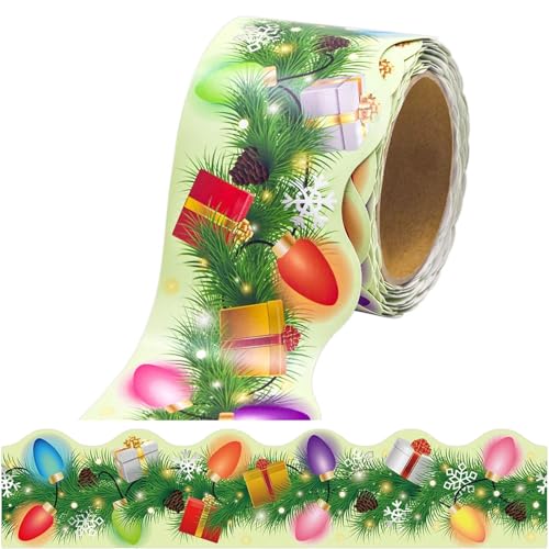 Bulletin Board Borders Weihnachtsgrenzausstattung Dekorative Aufkleber Bunte Bulletin Border Tric Für Klassenzimmerdekorationen Bulletin Board Borders Weihnachtsgrenzausstattung Dekorative Aufkleber Bunte Bulletin Border Tric Für Klassenzimmerdekorationen von HIOPOIUYT