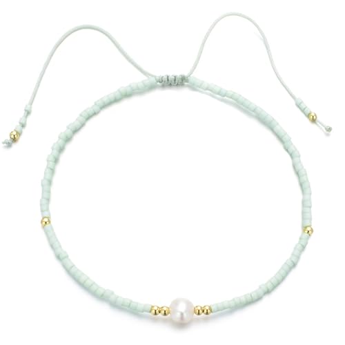 Elastische Perlen, elegante Perlen, Textur, Handgelenk-Zubehör für Frauen, formelle Veranstaltungen, legere Outfits, Hochzeitsperlen, elastisch von HIOPOIUYT