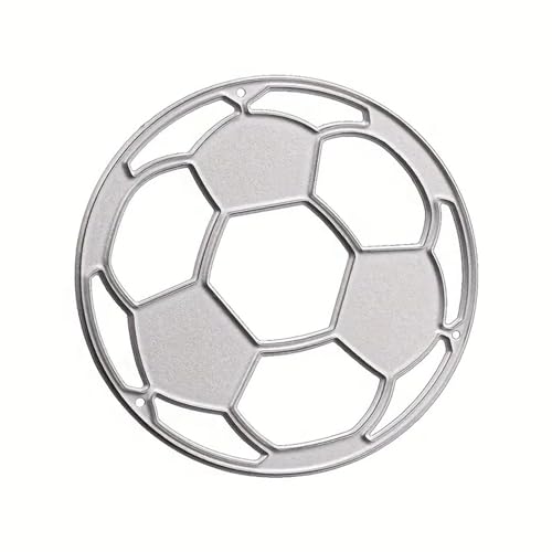 Fußball-Stanzschablonen, Scrapbooking, Stanzschablonen, Karbonstahl, Stanzformen für Scrapbooking, Kartenherstellung, Album von HIOPOIUYT