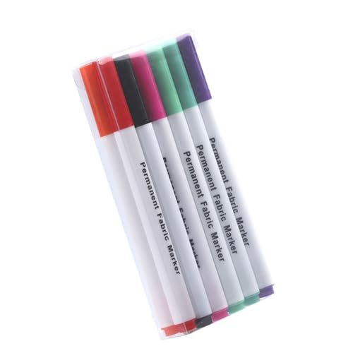 HIOPOIUYT 12/18 Stück Bügeltransfer-Stifte, 12/18 Farben, Stoffmarker, zum Aufbügeln, Transfer-Marker, Stickerei, Transferstift für T-Shirt-Tasche HIOPOIUYT 12/18 Stück Bügeltransfer-Stifte, 12/18 Farben, Stoffmarker, zum Aufbügeln, Transfer-Marker, Stickerei, Transferstift für T-Shirt-Tasche von HIOPOIUYT