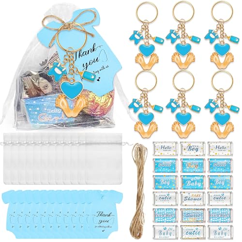 HIOPOIUYT 6/20pcs Baby Füße Anhänger Keychain Set Partyzubehör Beinhaltet Kordebeutel Hanging Label Für Babypartys Hochzeit HIOPOIUYT 6/20pcs Baby Füße Anhänger Keychain Set Partyzubehör Beinhaltet Kordebeutel Hanging Label Für Babypartys Hochzeit von HIOPOIUYT