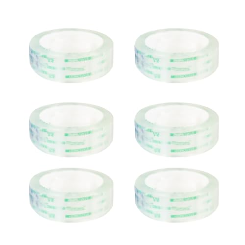 HIOPOIUYT 6/8/10/12pcs Klebeband Klares Verpackungsband Für Spender Speicherkleberverpackung Für Office School Mehrzweck HIOPOIUYT 6/8/10/12pcs Klebeband Klares Verpackungsband Für Spender Speicherkleberverpackung Für Office School Mehrzweck von HIOPOIUYT