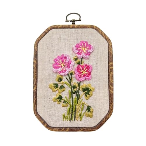 HIOPOIUYT Blumenstickerei Set Für Home Decoration Art Craft Beinhaltet Stickerei Hoop Stickstoffmuster Faden Und Nadel HIOPOIUYT Blumenstickerei Set Für Home Decoration Art Craft Beinhaltet Stickerei Hoop Stickstoffmuster Faden Und Nadel von HIOPOIUYT