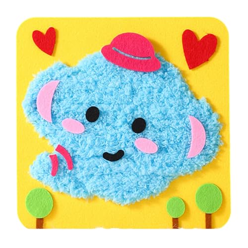 HIOPOIUYT Cartoon Animal Sewing Craft Set Educational Stickerei von HIOPOIUYT