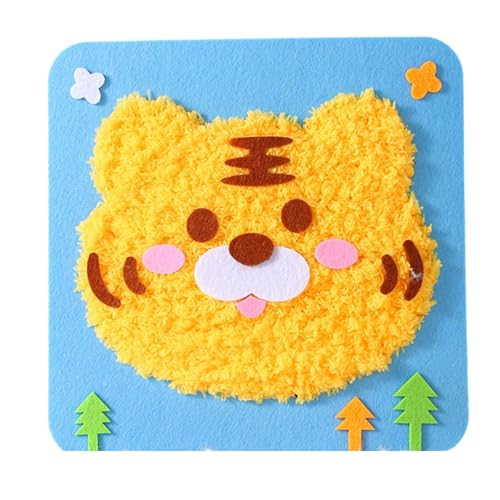 HIOPOIUYT Cartoon Animal Sewing Craft Set Educational Stickerei von HIOPOIUYT