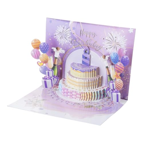 HIOPOIUYT Geburtstagsgrußkarte Mit Licht Und Musik Kuchen Grußkarte Licht Und Ton Geburtstag Für Frauen Kid Party Supplies HIOPOIUYT Geburtstagsgrußkarte Mit Licht Und Musik Kuchen Grußkarte Licht Und Ton Geburtstag Für Frauen Kid Party Supplies von HIOPOIUYT