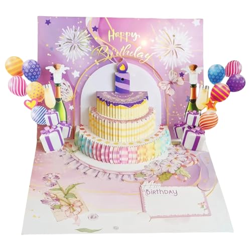 HIOPOIUYT Geburtstagsgrußkarte Mit Licht Und Musik Kuchen Grußkarte Licht Und Ton Geburtstag Für Frauen Kid Party Supplies HIOPOIUYT Geburtstagsgrußkarte Mit Licht Und Musik Kuchen Grußkarte Licht Und Ton Geburtstag Für Frauen Kid Party Supplies von HIOPOIUYT