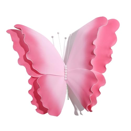 HIOPOIUYT Große Schmetterlings-Dekoration für Hochzeit und Veranstaltung, Wandkunst, Ornament für Zuhause, Kinderzimmer, Hochzeit, Display, Schmetterlingsparty-Zubehör HIOPOIUYT Große Schmetterlings-Dekoration für Hochzeit und Veranstaltung, Wandkunst, Ornament für Zuhause, Kinderzimmer, Hochzeit, Display, Schmetterlingsparty-Zubehör von HIOPOIUYT