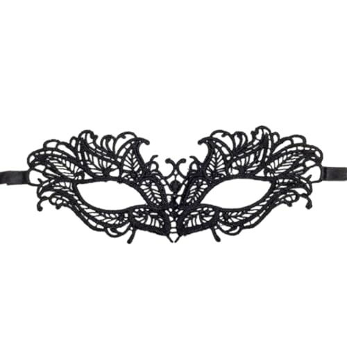 HIOPOIUYT Halloween-Maske, Spitze, Augenmaske, Venezianer, für Karneval, Party, Kostüm, halbes Gesicht, Augenbinde, Geschenke HIOPOIUYT Halloween-Maske, Spitze, Augenmaske, Venezianer, für Karneval, Party, Kostüm, halbes Gesicht, Augenbinde, Geschenke von HIOPOIUYT