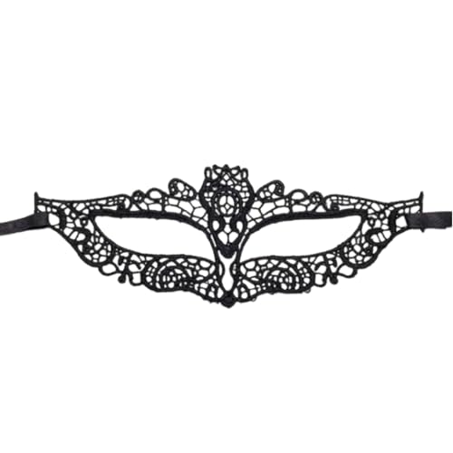 HIOPOIUYT Halloween-Maske, Spitze, Augenmaske, Venezianer, für Karneval, Party, Kostüm, halbes Gesicht, Augenbinde, Geschenke von HIOPOIUYT