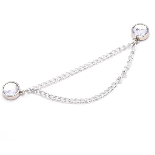 HIOPOIUYT Hosenkürzer Verschlüsse für Hosen machen kürzere Strasssteine Verschluss für Jeans Hosen Längenverstellung Strass Kette Saum Clip HIOPOIUYT Hosenkürzer Verschlüsse für Hosen machen kürzere Strasssteine Verschluss für Jeans Hosen Längenverstellung Strass Kette Saum Clip von HIOPOIUYT