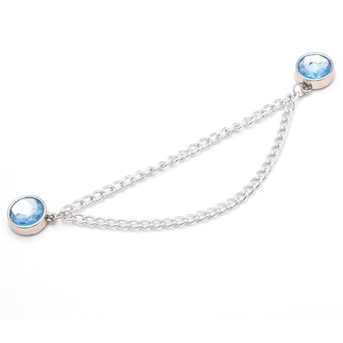 HIOPOIUYT Hosenkürzer Verschlüsse für Hosen machen kürzere Strasssteine Verschluss für Jeans Hosen Längenverstellung Strass Kette Saum Clip von HIOPOIUYT