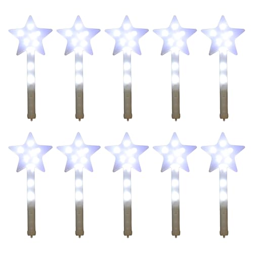 HIOPOIUYT Leuchtende Stöcke Für Konzertkinder LED Blinking Stick Fünf Punktedstar Leuchten Feenstab Party Supply HIOPOIUYT Leuchtende Stöcke Für Konzertkinder LED Blinking Stick Fünf Punktedstar Leuchten Feenstab Party Supply von HIOPOIUYT
