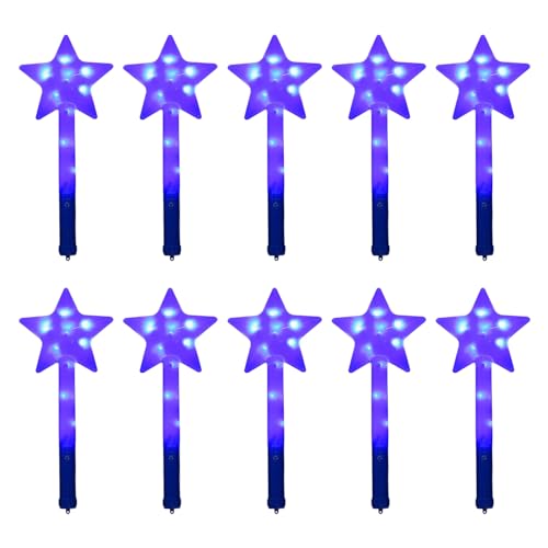 HIOPOIUYT Leuchtende Stöcke Für Konzertkinder LED Blinking Stick Fünf Punktedstar Leuchten Feenstab Party Supply HIOPOIUYT Leuchtende Stöcke Für Konzertkinder LED Blinking Stick Fünf Punktedstar Leuchten Feenstab Party Supply von HIOPOIUYT