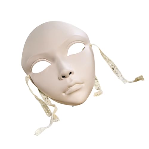 HIOPOIUYT Maskerade, handbemalt, Halloween, traditionelles chinesisches Bühnenspiel, Halloween, Cosplay, Zubehör für Frauen HIOPOIUYT Maskerade, handbemalt, Halloween, traditionelles chinesisches Bühnenspiel, Halloween, Cosplay, Zubehör für Frauen von HIOPOIUYT