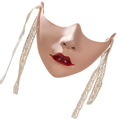 HIOPOIUYT Maskerade Beauty Mechanische Halbgesichtsparty Halloween Cosplay für Frauen Männer Ästhetik HIOPOIUYT Maskerade Beauty Mechanische Halbgesichtsparty Halloween Cosplay für Frauen Männer Ästhetik von HIOPOIUYT