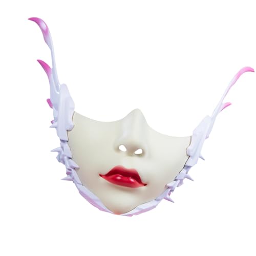 HIOPOIUYT Maskerade Mechanisches geflügeltes Halbgesichts-Maskerade-Kostüm, Zubehör für Damen und Herren, Halloween, Cosplay HIOPOIUYT Maskerade Mechanisches geflügeltes Halbgesichts-Maskerade-Kostüm, Zubehör für Damen und Herren, Halloween, Cosplay von HIOPOIUYT