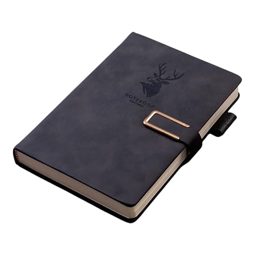 HIOPOIUYT Meeting-Notizbuch, Business-Notizbuch, dickes Schreibbuch, Schreibwaren, Notizbücher für Schule, Büro, Business, Meeting, tägliche Notizblöcke, dickes Tagebuch von HIOPOIUYT