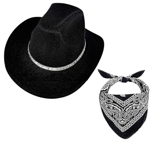 HIOPOIUYT Panamahut mit Schmucksteinen, Kristall-Hut, Bandana, Überraschung, Mädchen, Jungen, Braut, Hut für Karneval, Musikfestival HIOPOIUYT Panamahut mit Schmucksteinen, Kristall-Hut, Bandana, Überraschung, Mädchen, Jungen, Braut, Hut für Karneval, Musikfestival von HIOPOIUYT