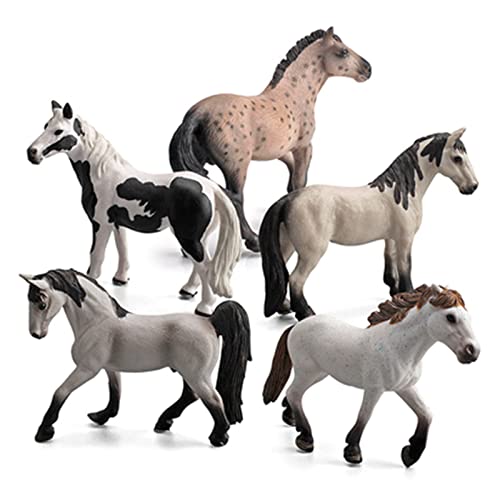 HIOPOIUYT Pferdtierfiguren Tiere Figuren Spielzeug 5pcs Figuren Für Geburtstags Themen Geschenke Landschaftsszenen Kuchendekoration HIOPOIUYT Pferdtierfiguren Tiere Figuren Spielzeug 5pcs Figuren Für Geburtstags Themen Geschenke Landschaftsszenen Kuchendekoration von HIOPOIUYT