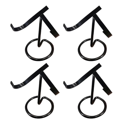 HIOPOIUYT Präsentationsständer für Achatplatten, Fossilien, Präsentationen, Metall-Staffeleien, rostbeständig, Edelsteinhalter, stapelbar, Präsentationsständer, 4 Stück von HIOPOIUYT