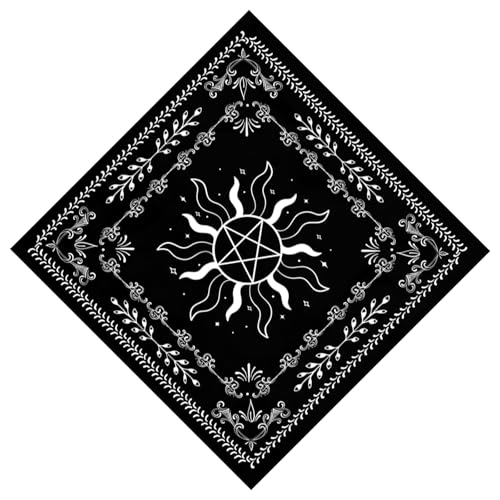 HIOPOIUYT Tarot Tischdecke Sonnenstern Muster Astrologie Altäre Stoffkennzahlen Karten Tisch Tuchkapisserie Hexerei Lieferungen Lieferungen von HIOPOIUYT