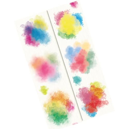 HIOPOIUYT Watercolor Pet Tape Scrapbooking Dekoratives Band Ästhetikmasking Für Scrapbooking Journal Foto Album 50mmx2m Handgefertigtes Sammelalbum Aufkleber HIOPOIUYT Watercolor Pet Tape Scrapbooking Dekoratives Band Ästhetikmasking Für Scrapbooking Journal Foto Album 50mmx2m Handgefertigtes Sammelalbum Aufkleber von HIOPOIUYT