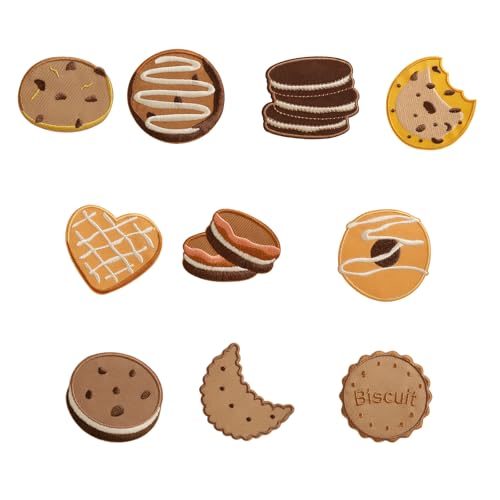 Kekse Themen Stoff Patches Aufkleber Wiederverwendbares Klebstoff Backing Applica Für Rucksack Kinderkleidung Reparatur 10 Pieces Kekse Themen Stoff Patches Aufkleber Wiederverwendbares Klebstoff Backing Applica Für Rucksack Kinderkleidung Reparatur 10 Pieces von HIOPOIUYT