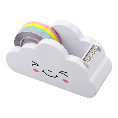 Klebebandabroller mit 1 Rolle Klebeband, 1,8 cm breit, Klebebandabroller für Kartons, Verpackungen, Boxen, Versiegeln, Scrapbooking von HIOPOIUYT