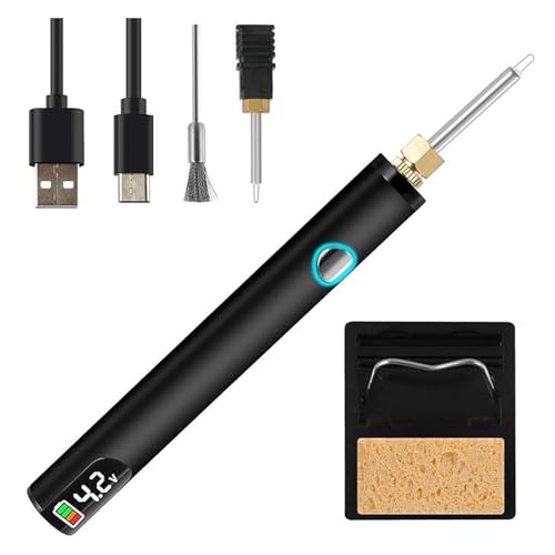 Multifunktionales Gewindezapper-Werkzeug für Schmuck und Bastelarbeiten, mit wiederaufladbarem Akku und 2 Ersatzspitzen Multifunktionales Gewindezapper-Werkzeug für Schmuck und Bastelarbeiten, mit wiederaufladbarem Akku und 2 Ersatzspitzen von HIOPOIUYT