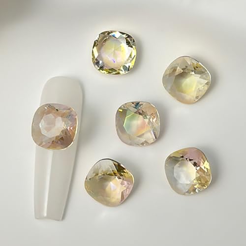 Nagelkunst Charme Nagel Strasssteine Charms Speced Bottom Edelsteine K9 Kristall Edelsteinkunstdekorationen Für Acrylnägel von HIOPOIUYT