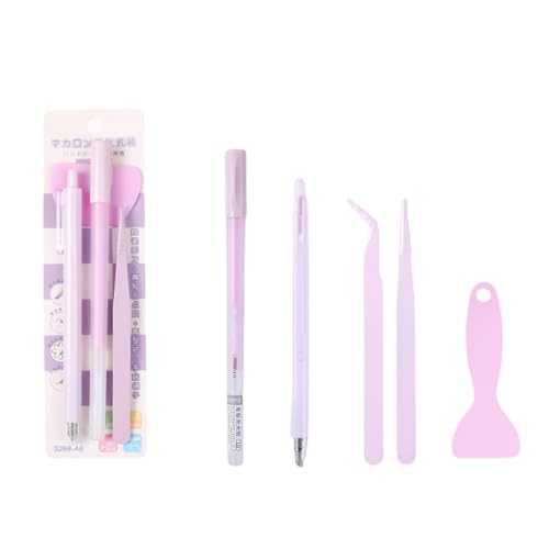 Professionelles Bastelwerkzeug mit Klebstoff-Applikator, Keramikspitzenschneider, Spatel und Pinzette, Scrapbooking, Bastelwerkzeug, professionelles Kunstbedarf, 4 Stück Professionelles Bastelwerkzeug mit Klebstoff-Applikator, Keramikspitzenschneider, Spatel und Pinzette, Scrapbooking, Bastelwerkzeug, professionelles Kunstbedarf, 4 Stück von HIOPOIUYT