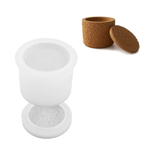 Silikon Organisatoren Schimmelpalette Cup Make Up Pinsel Schimmelpilze Harzglas Schimmel Mit Deckelglas Epoxidgussgussform von HIOPOIUYT