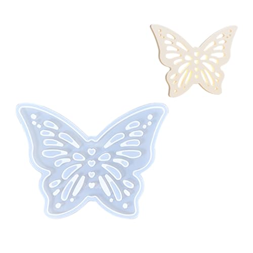 Silikon-Ständerformen mit ausgehöhltem Herz-Schmetterling für Teelichthalter, Formen für Epoxidharz Silikon-Ständerformen mit ausgehöhltem Herz-Schmetterling für Teelichthalter, Formen für Epoxidharz von HIOPOIUYT